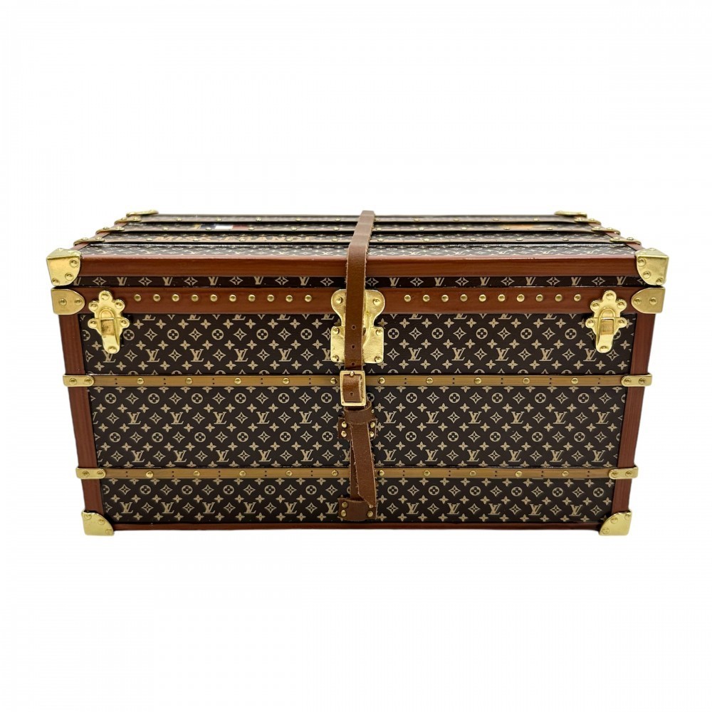 Louis Vuitton Accessories Monogram Trunk Paperweight Interior Brown
